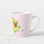 ラテマグカップ：アジアの花 カフェラテマグ (右)