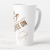 ラテマグカップ – コーヒーオン – カオス管理 カフェラテマグ (右アングル)