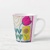 ラテマグカップ"再開花" カフェラテマグ (右)