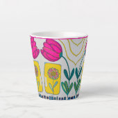 ラテマグカップ"再開花" カフェラテマグ (正面)