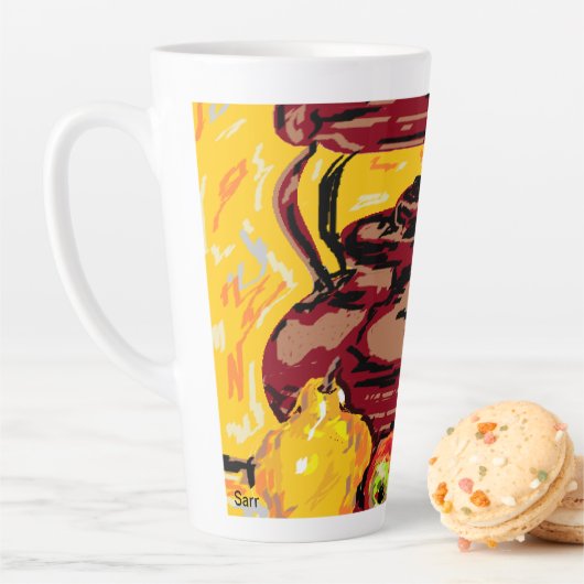 ラテマグカップ/果物入りティーケトル カフェラテマグ (インサイチュ)