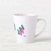 ラテマグカップ：蝶の愛 カフェラテマグ (右)