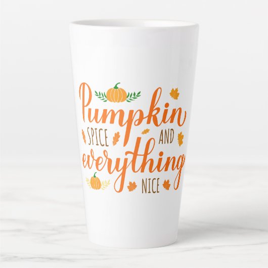 ラテマグカボチャスパイス カフェラテマグ (正面)