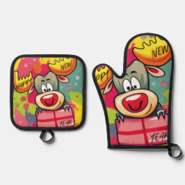 ラテマググ 鍋つかみ&鍋敷きセット