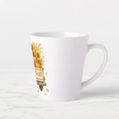 ラテマグ与え感謝してい秋トラックのマグ カフェラテマグ (右)