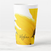 ラテマグ、ひまわり、ペルソナライズ カフェラテマグ (正面)