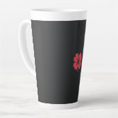 ラテマグ コーヒーマグ 陶器のマグ シャムロック | 黒 (左アングル)