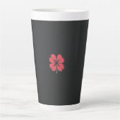 ラテマグ コーヒーマグ 陶器のマグ シャムロック | 黒 (正面)
