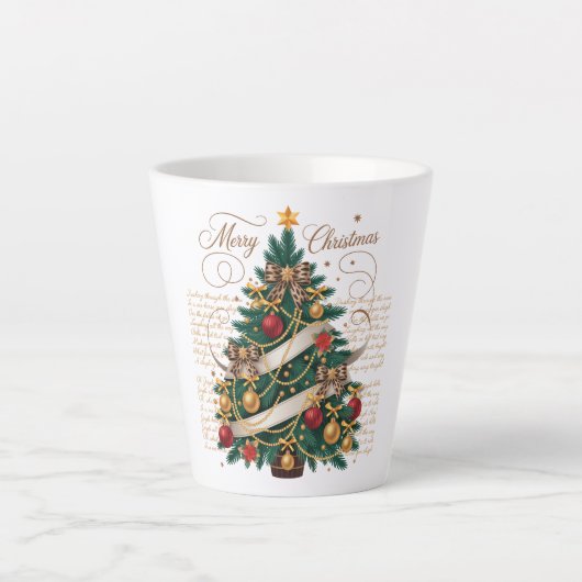 ラテマグ-メリークリスマスラテマグ カフェラテマグ (正面)