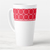 ラテマグ – レッド&ホワイトドット (左アングル)