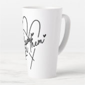 ラテマグ「任せろ」 カフェラテマグ (右アングル)