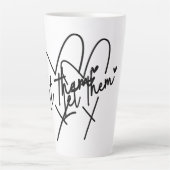 ラテマグ「任せろ」 カフェラテマグ (正面)