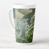 ラテマグ/小型/大型/大都市デザイン カフェラテマグ (左アングル)