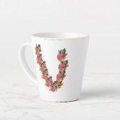 ラテマグ：愛の馬蹄形 カフェラテマグ (左アングル)