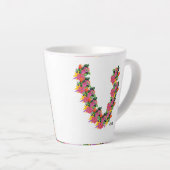 ラテマグ：愛の馬蹄形 カフェラテマグ (右アングル)