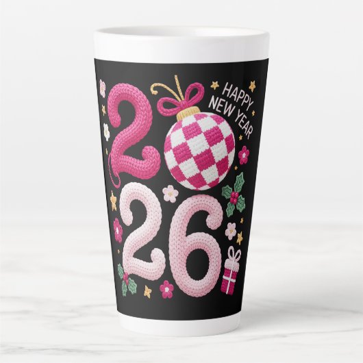ラテマグ-新年おめでとう2026 カフェラテマグ (正面)