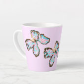 ラテマグ:蝶 カフェラテマグ (左アングル)