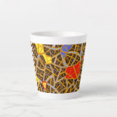 ラテマグ 12 oz – GOLD 抽象芸術 by GGAST (正面)