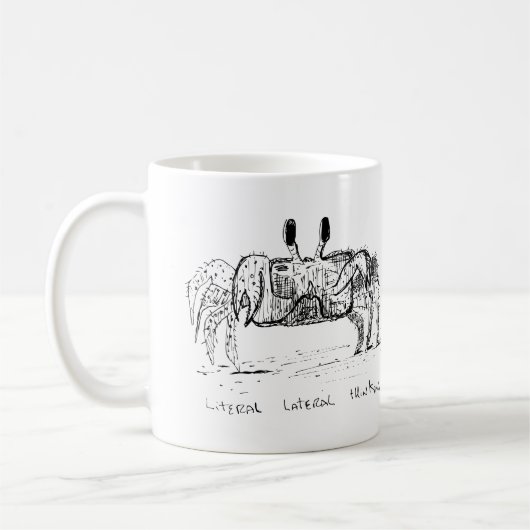 ラテラルシンキングそのもの コーヒーマグカップ (左)