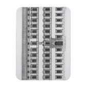 ラテラン宮殿のファサードのビュー，ローマ， co マグネット (縦)