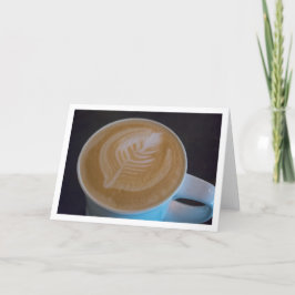 ラテリーフカフェイン中毒コーヒーラバー空白の カード