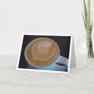 ラテリーフカフェイン中毒コーヒーラバー空白の カード
