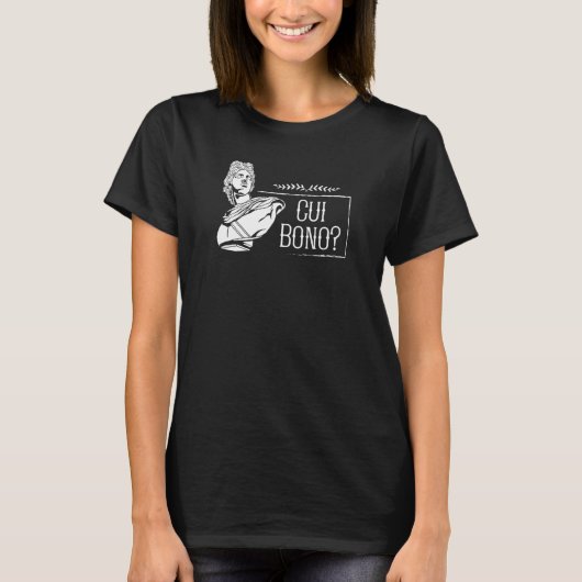 ラテンことわざクイボノ Tシャツ (正面)