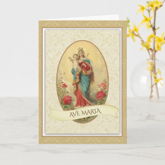 ラテンによって賛美される新しいイエス・キリストのあられメリー カード (黄色い花)