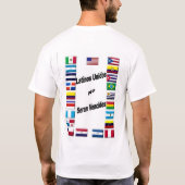 ラテンアメリカ人UNIDOS Tシャツ (裏面)