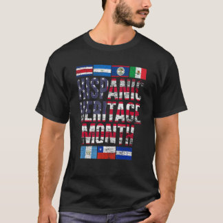 ラテンアメリカ文化ラティーノヒスパニック伝統モ Tシャツ