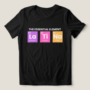 ラテンアメリカ系女性ギフトシャツ,チカナのシャツ,ラテンアメリカ系女性パワー,ザ トライブレンドTシャツ