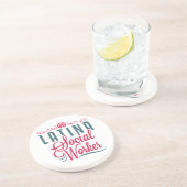 ラテンアメリカ系女性ソーシャルワーカーLCSWラテン系ヒスパニック コースター (側面)