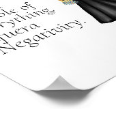 ラテンアメリカ系女性フラッグ・ディプロマ・スクール卒業 ポスター (角)