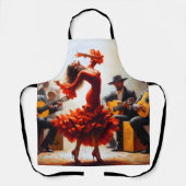 ラテンアメリカ系女性フラメンコスペインのメキシコ エプロン (正面)