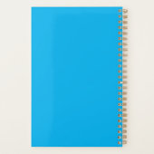 ラテンアメリカ系女性フローラ美しい プランナー手帳 (裏面)