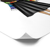 ラテンアメリカ系女性2人州卒業 ポスター (角)