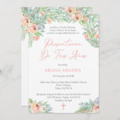 ラテンアメリカ系女性3年プレゼン・マスfor Girl 招待状 (正面/裏面)