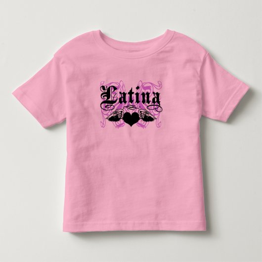 ラテンアメリカ系女性 トドラーTシャツ (正面)
