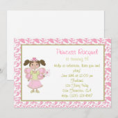 ラテンアメリカ系女性·フェアリープリンセス招待状 招待状 (正面/裏面)