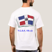 ラテンアメリカ、CARLITOSの公表の椅子 Tシャツ (裏面)