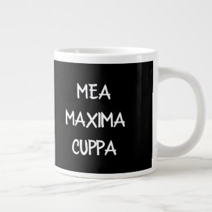 ラテンカユーモアのあるトリックMea Maxima Cuppa ジャンボコーヒーマグカップ