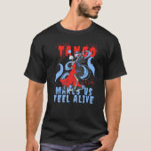 ラテンダンスで生き生き Skeleton T Tシャツ (正面)