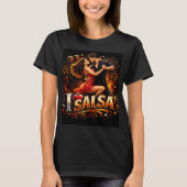ラテンダンス Let's Salsa Tシャツ (正面)