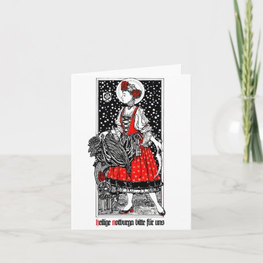 ラテンバーグノテカードの聖ノットバーガ カード (正面)