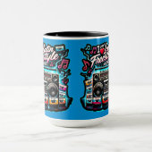 ラテンフリースタイル音楽が大好き マグカップ (中央)