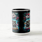 ラテンフリースタイル音楽が大好き マグカップ (中央)