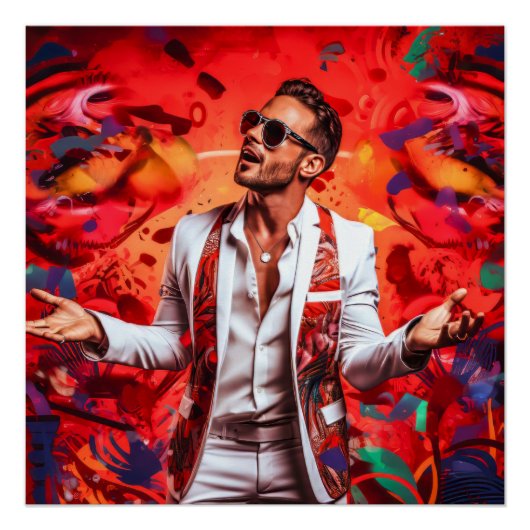 ラテンポップ・アートの語 ポスター (正面)