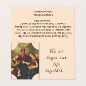 ラテンマス結婚の写真の好意 名刺 (外部フラット)