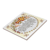 ラテンローズズ祈りの言葉 タイル (側面)