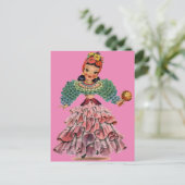 ラテン人形 ポストカード (スタンド正面)